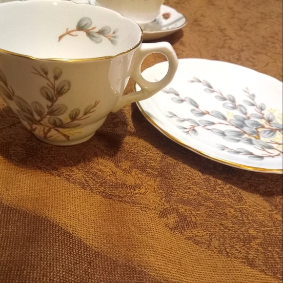 Antique Royal Stafford Cup&rare Saucer! BONE CHINA ENGLISH GOLD GILDED - Picture 3 of 5